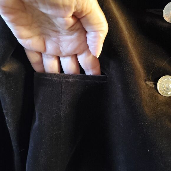 TRUE RELIGION Brown VELVET EMBROIDERED Jacket Blazer XS Rock Glam Lux Feminine - Picture 8 of 11